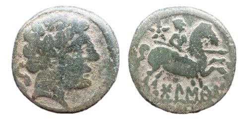 110 - Bolskan. As. Unidad. 180-20 a.C. Huesca. (Abh-1918). (Acip-1419). (C-8). (MIB 1419 | 79/08a).
