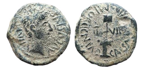 118 - Caesaraugusta. Época de Augusto. Semis. 27 a.C-14 d.C. Zaragoza. (Abh-334). (Acip-3039).
