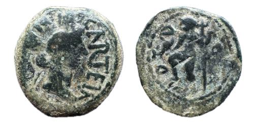 125 - Carteia. Época de Augusto. Semis. 28 a.C.-14 d.C. San Roque (Cádiz). (Abh-663). (Acip-2615). (C-71).