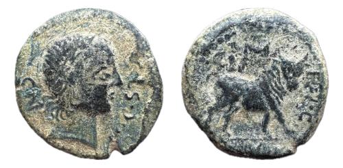 137 - Kastilo-Castulo. Semis. 180 a.C. Cazlona (Jaén). (Abh-728. var.). (MIB 15541 | 157/53c).