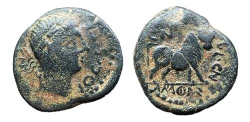 138   -  Kastilo-Castulo. Semis. 180 a.C. Cazlona (Jaén). (Abh-728)