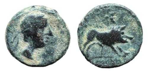 145 - Kastilo-Castulo. Cuadrante. 180 a.C. Cazlona (Jaén). (Abh-735). (MIB-57/21).
