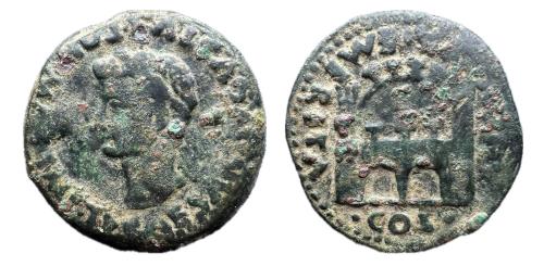 151   -  Emerita Augusta. Época de Tiberio. As. 14-36 d.C. Mérida (Badajoz). (Abh-1056).