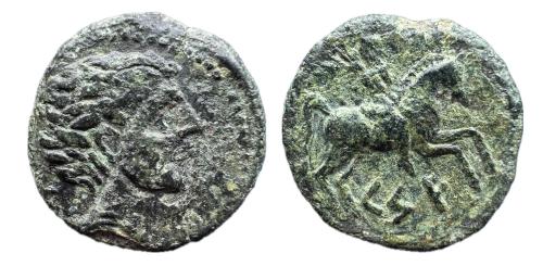 163   -  Kelse-Celsa. As. 120-50 a.C. Velilla de Ebro (Zaragoza). (Abh-771). (MIB-69/08a). (Acip-1482).