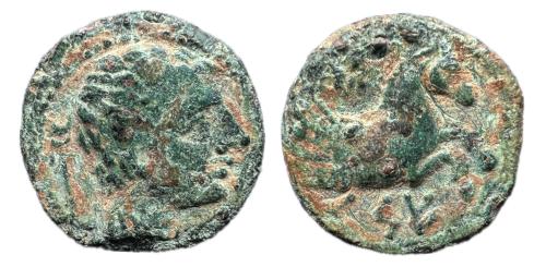167 - Kese. Cuadrante. 220-200 a.C. Tarragona. (Abh-2330). (Acip-1133).(MIB 1156 | 46/048).