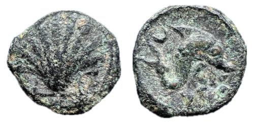 178 - Arse-Saguntum. ¿Sextante?. 170-20 a.C. Sagunto (Valencia). (Abh-2064). (MIB-34/53). (Acip-1979).