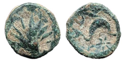 179 - Arse-Saguntum. ¿Sextante?. 170-20 a.C. Sagunto (Valencia). (Abh-2064). (MIB-34/53).