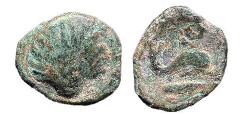 183 - Arse-Saguntum. ¿Sextante?. 170-20 a.C. Sagunto (Valencia). ( MIB 1981 | 34/55).