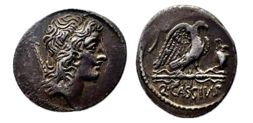 207 - Cassia. Q. Cassius Longinus. Denario. 55 a.C. Roma. (Ffc-557). (Craw-428/3). (Cal-411).