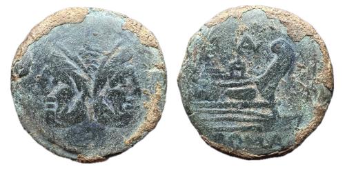 210   -  Matienus. As. 179-170 a.C. Roma. (Craw-162/3). (Sydenham-321a).