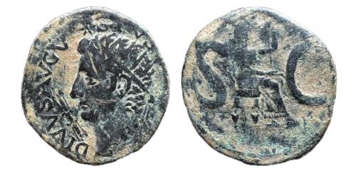225   -  Divo Augusto. As. 15-16 d.C. Roma. (Ric-I 72). (Bmcre-151).