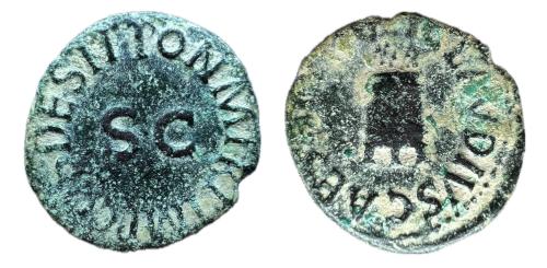 235   -  Claudio I. Cuadrante. 41 d.C. Roma. (Spink-1863). (Ric-84).
