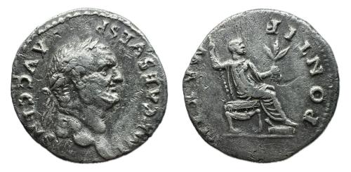 243   -  Vespasiano. Denario. 73 d.C. Roma. (Ric-545). (Bmcre-p.19 note). (Rsc-387a).