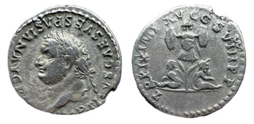244   -  Tito. Denario. 80 d.C. Roma. (Ric-II 103).