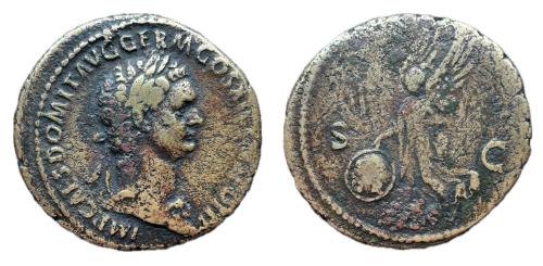 247   -  Domiciano. As. 85 d.C. Roma. (Ric-I 302a). (C-468).