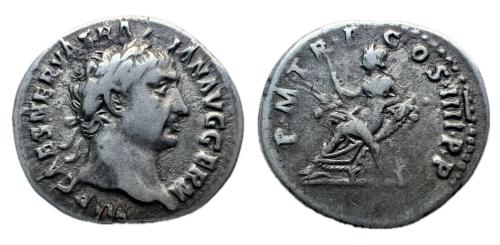 254   -  Trajano. Denario. 98-99 d.C. Roma. (Ric-54).