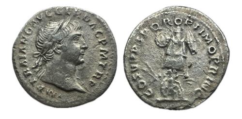 255   -  Trajano. Denario. 103-111 d.C. Roma. (Ric-147). (Seaby-100).