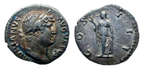 264   -  Adriano. 117-138 d. C. Denario AR Ceca de Roma.(RIC II 181)