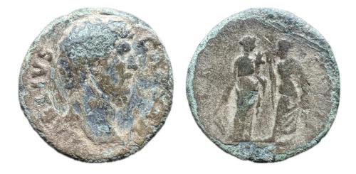 269   -  Aelio César, 136-138 d. C. AS. ( RIC II 1066). Ceca de Roma.