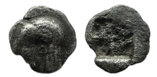 27   -  Jonia, Focea. Diobol  Circa 521-478 a. C. (SNG Copenhague 389-94)