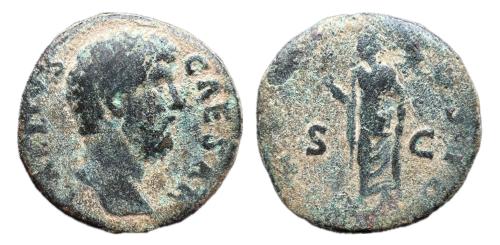 270   -  Aelio. As. 137 d.C. Roma. (Spink-3993). (Ric-1067).