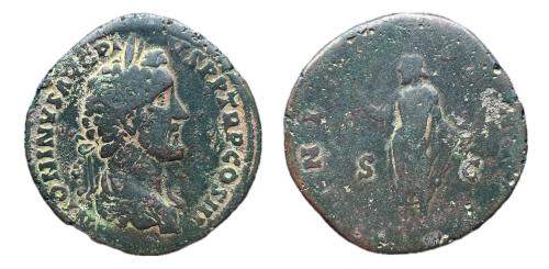271   -  Antonino Pío. Sestercio. 140-141 d.C. Roma. (Ric-III 605). (Bmcre-1241). (C-400).