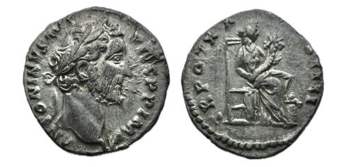 274   -  Antonino Pío. Denario. 155-156 d.C. Roma. (Ric-250).