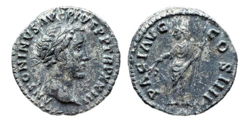 275   -  Antonino Pío. Denario. 159-160 d.C. Roma. (Ric-III 301). (Bmcre-981). (Rsc-573).