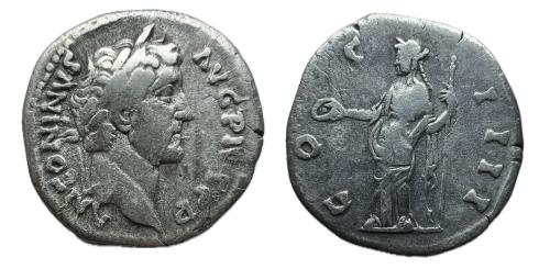 283 - Antonino Pío. Denario. 148-149 d.C. Roma. (Ric-III 189). (Bmcre-707). (Rsc-219).