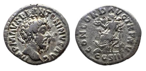 288 - Marco Aurelio. Denario. 161-162 d.C. Roma. (Ric-III 35). (Bmcre-179). (Rsc-35)