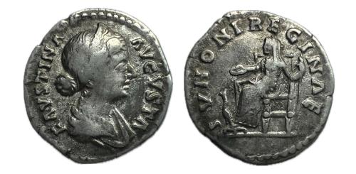 298   -  Faustina II la Menor, Augusta, 147-175 d. C. Denario