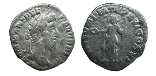 308   -  COMODO. Denario. 191 d.C. Roma. (RIC 220).