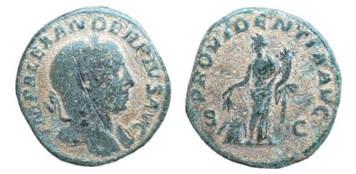 337   -  Alejandro Severo. Sestercio. 231-235 d.C. Roma. (Ric-IV 642). (Bmcre-882). (C-503).