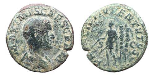345   -  MAXIMO. Sestercio. (Ae. 22,94g/32mm). 236-238 d.C. Roma. (RIC 13).