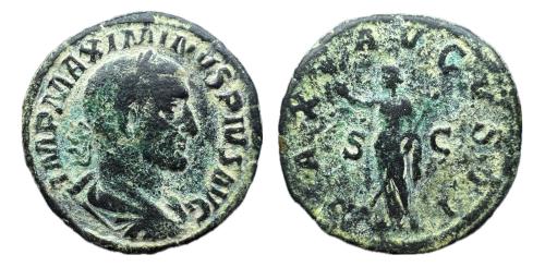 346   -  Maximino I. Sestercio. 235-236 d.C. Roma. (Ric-IV 58). (Bmcre-7). (C-34).