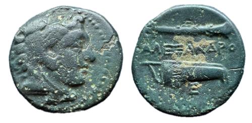 37 - REYES DE MACEDONIA, Alejandro III el Grande. Ae18. 336-323 a.C. Ceca incierta. (Price 266; HGC 3.1, 925a).