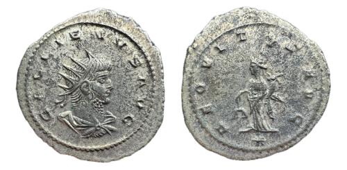 375 - Galieno. Antoniniano. 263 d.C. Antioquía. (Ric-V 1 627). (Mir-1610). (Rsc-25c).