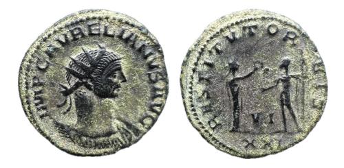 382   -  AURELIANO. Antoniniano.  265-268 d.C. Antioquía. (RIC 386)