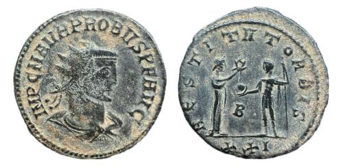384 - Probo (276-282) Antoninianus (RIC 925), Antioquía (Antakya), 2.ª emisión,