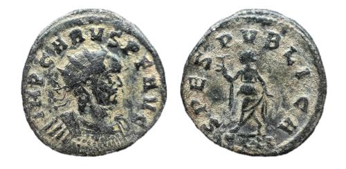 393   -  Carus (282-283) AE Antoninianus. Ticinum, (RIC 82)