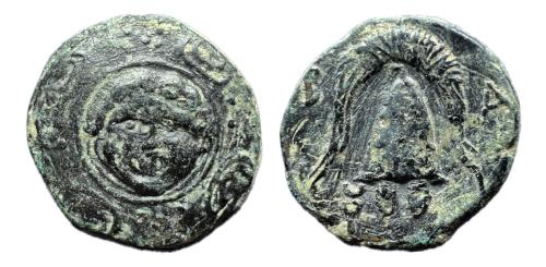 40 - Reino de Macedonia. Filipo III Arrhidaios. AE 16. 323-317 a.C. Salamis. Acuñado bajo Nikokreon. (Price-3158)