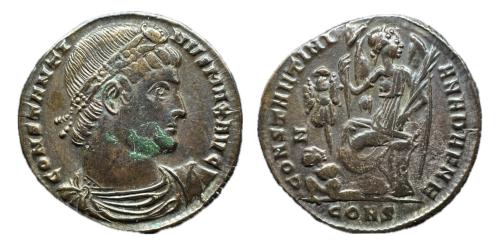 408   -  Constantino I (307-337). Follis (RIC.35)..Anv: Constantinopla.
