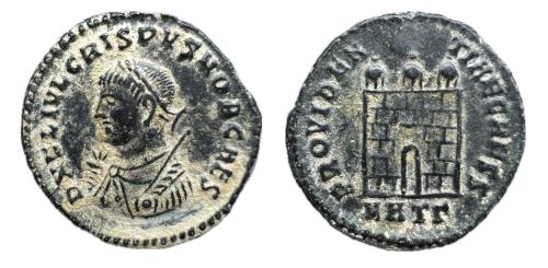 415   -  CRISPO. Follis.317 d.C. Heráclea. (RIC 23).