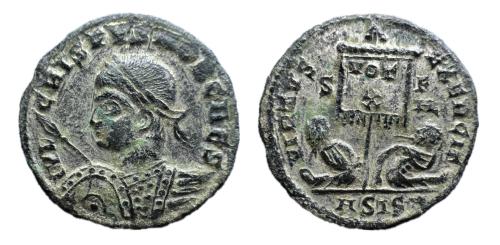 416   -  CRISPO. Follis. 320 d.C. Siscia. (RIC 130).