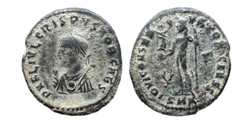 417   -  Crispo. Centenario o nummus. 317-320 .Cícico. (C.80 - RIC.10 (R3).