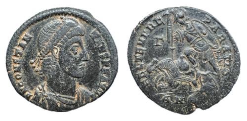 426   -  Constancio II, 337-361. Follis (RIC 132), Antioquía, 350-355.