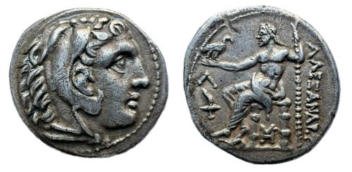 43   -  REYES DE MACEDONA. Alejandro III el Grande (Price: 447. ) 336-323 a. C.  Tetradracma. Anfípolis.