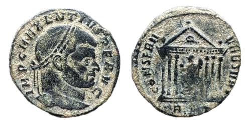 434   -  Majencio, 306 - 312 d.C. AE Follis  (RIC 202a) . 307 - 308 d.C.