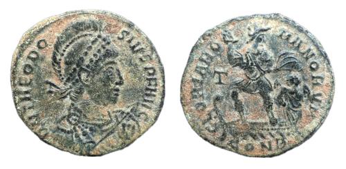 438   -  Teodosio I. Centenional. 379-383 d.C.Constantinople. (RIC 79b.2).