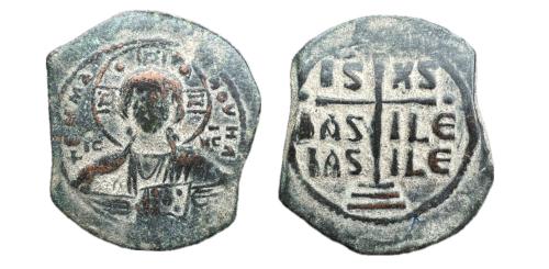 451   -  ANONIMO, Atribuído a Romano III. Follis.1028-1034 d.C. Constantinopla. (Seaby 1823).